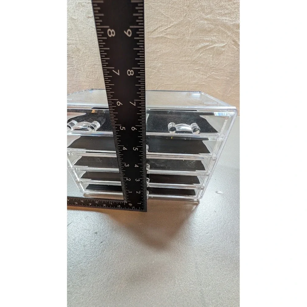 Premium Acrylic 6 Drawer Storage Box Organizer‎ for Coins Currency Collectibles